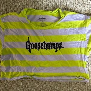 Goosebumps short crop top